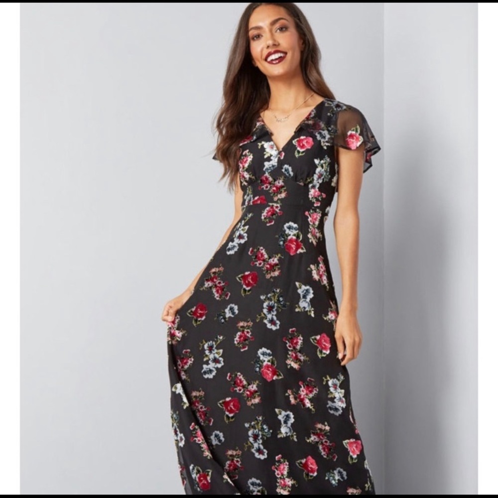 ModCloth x Anna Sui Floral Maxi NWT